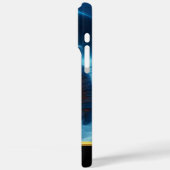 彼の後ろの宇宙スーツの地球の宇宙飛行士 Case-Mate iPhoneケース (裏面 / 左)