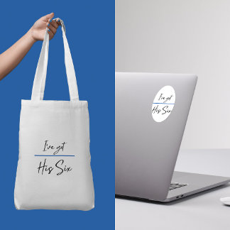 彼の得6"トートバッグを持っている トートバッグ