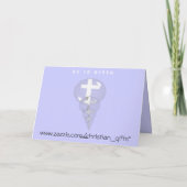 彼の復活のキリスト教のイースターカード希望 シーズンカード (裏面)