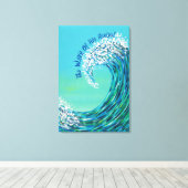 彼の復活の波 キャンバスプリント (インサイチュ (ウッドフロア))