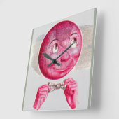 彼の心の世界 スクエア壁時計 (傾斜)