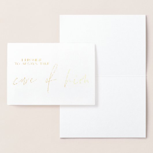 彼の心配に法律の親を常に取る約束 箔カード (ディスプレー)