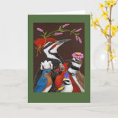 彼の忘れ帽子カードをスリする カード (黄色い花)