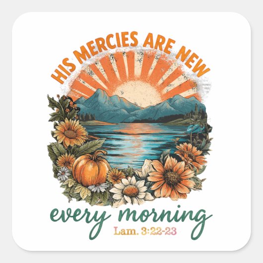 彼の性分は新しい… スクエアシール (正面)