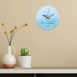 彼の性癖は毎朝新しい聖句である ラージ壁時計