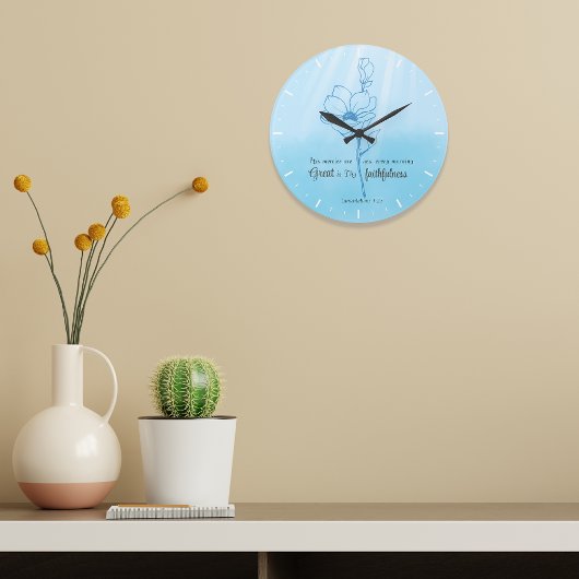 彼の性癖は毎朝新しい聖句である ラージ壁時計