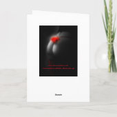 彼の恋人のためのセクシーなハッピーバレンタインデーカード シーズンカード (裏面)