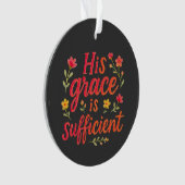 彼の恩寵は充分なり オーナメント (正面)