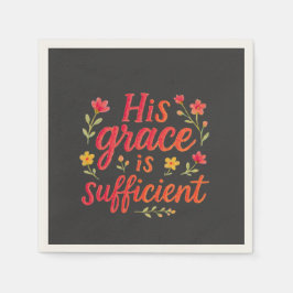 彼の恩寵は充分なり スタンダードカクテルナプキン