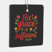 彼の恩寵は充分なり セラミックオーナメント (右)