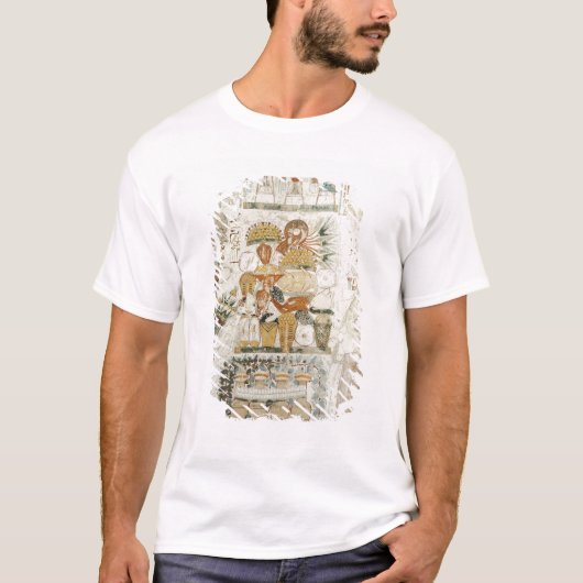 彼の息子から供物を受け取るNebamun Tシャツ (正面)