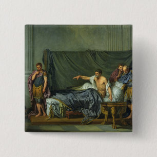 彼の息子を譴責する皇帝Severus 缶バッジ
