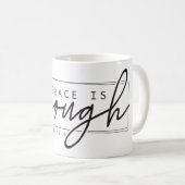 彼の恵みは十分な2コリント12:9聖書の聖句 コーヒーマグカップ (正面右)