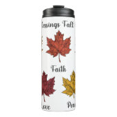 彼の恵み秋オン タンブラー (正面)