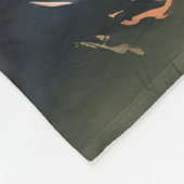 彼の恵パーソナライズされたみは十分なクリスチャンだ フリースブランケット (角)