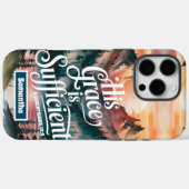 彼の恵パーソナライズされたみは十分なクリスチャンだ Case-Mate iPhoneケース (裏面 (横))