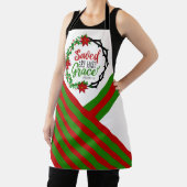 彼の恵救みクリスマスのリースで エプロン (インサイチュ)