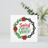 彼の恵救みクリスマスのリースで シーズンカード (スタンド正面)