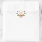 彼の悲嘆は毎朝新しい ラウンドシール (バッグ)