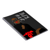 彼の意志は私の信仰のノート ノートブック (右側)