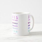 彼の愛する優しさは永遠に続く、イエス コーヒーマグカップ (正面右)