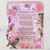 彼の愛の歌を私にフローラ水の色を固定 (正面/裏面)