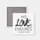 彼の愛の福音グラフィックスイエス・アート神の誓いスクリー マグネット (正面/裏面)