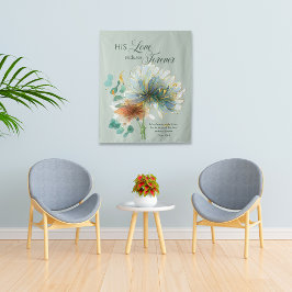 彼の愛は永遠にグリーン聖なる書物、 経典 タペストリー