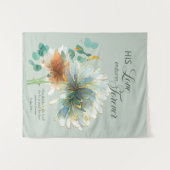 彼の愛は永遠にグリーン聖なる書物、 経典 タペストリー (正面(横))