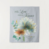 彼の愛は永遠にグレイ聖なる書物、 経典 タペストリー (正面)