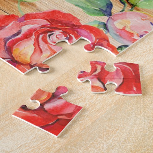 彼の愛は決してキリスト教のフローラを失わない ジグソーパズル (側面)