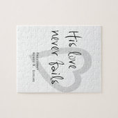 彼の愛は決してヘンリーb eyring lds引用文 ジグソーパズル (横)