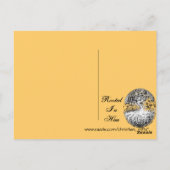 彼の愛エペソ3:17に根づいている ポストカード (裏面)