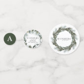 彼の愛水彩画の群葉の休日の驚異 コンフェッティ (正面)