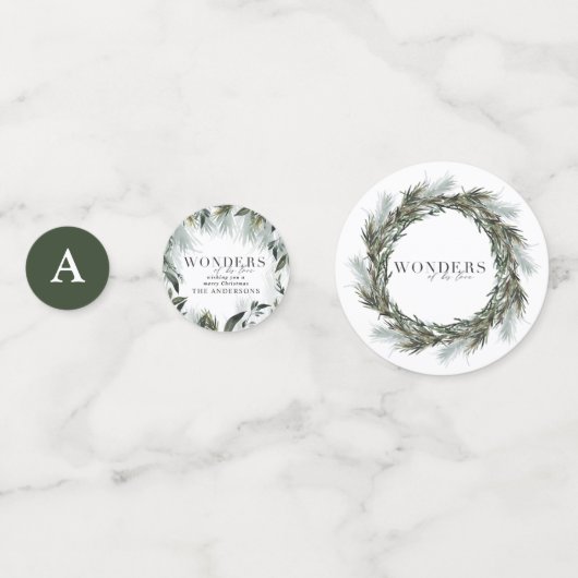 彼の愛水彩画の群葉の休日の驚異 コンフェッティ (正面)