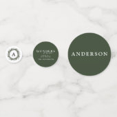 彼の愛水彩画の群葉の休日の驚異 コンフェッティ (裏面)