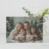 彼の愛疑問に思のクリスマスカードの緑 招待状 (スタンド正面)