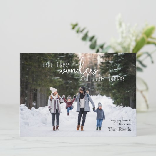 彼の愛疑問に思のクリスマスカード シーズンカード (スタンド正面)