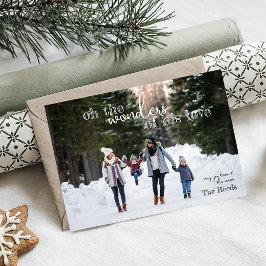 彼の愛疑問に思のクリスマスカード シーズンカード