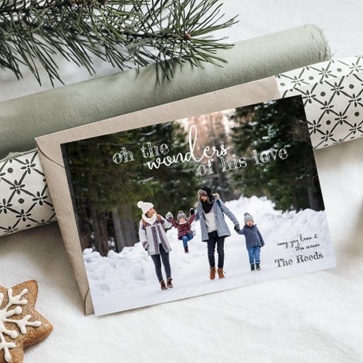 彼の愛疑問に思のクリスマスカード シーズンカード