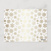 彼の愛疑問に思のクリスマス3写真コラージュ ポストカード (裏面)