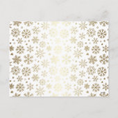 彼の愛疑問に思のトレンディーのスクリプトのクリスマス写真 シーズンポストカード (裏面)