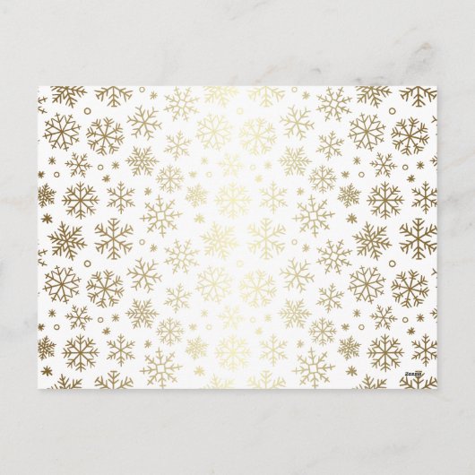 彼の愛疑問に思のトレンディーのスクリプトのクリスマス写真 シーズンポストカード (裏面)