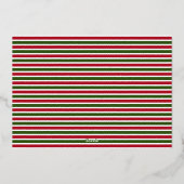 彼の愛疑問に思の写真のカスタムクリスマスの金ゴールド 箔シーズンカード (裏面)