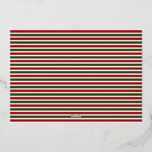 彼の愛疑問に思の写真のカスタムクリスマスの金ゴールド 箔シーズンカード (裏面)