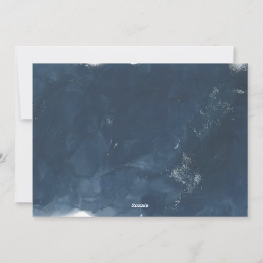 彼の愛疑問に思の写真のスクリプトのクリスマス シーズンカード (裏面)