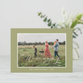 彼の愛疑問に思の写真のスクリプトの緑 シーズンカード (スタンド正面)