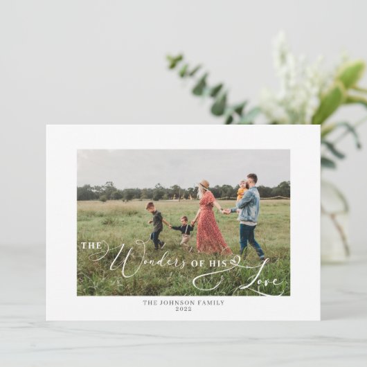 彼の愛疑問に思の写真の台本の雪の様子 シーズンカード (スタンド正面)