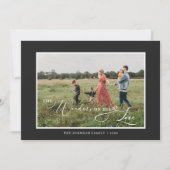 彼の愛疑問に思の写真の脚本のシンプル シーズンカード (正面)