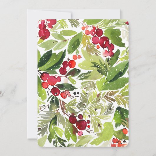 彼の愛疑問に思の写真数々の写真plaidバック サンキューカード (裏面)